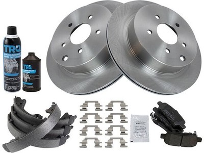 For 2013 Infiniti JX35 Brake Pad Rotor Shoe Drum Kit Rear 43811WHYK Brake Rotor