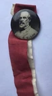 General Robert E Lee Celluloid Pinback and Ribbon