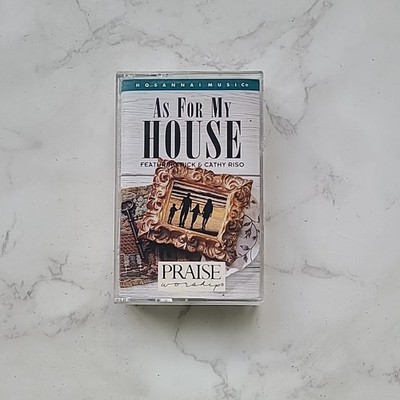 As for My House Rick & Cathy Riso NICE Cassette Tape 1994 Hosanna! Music