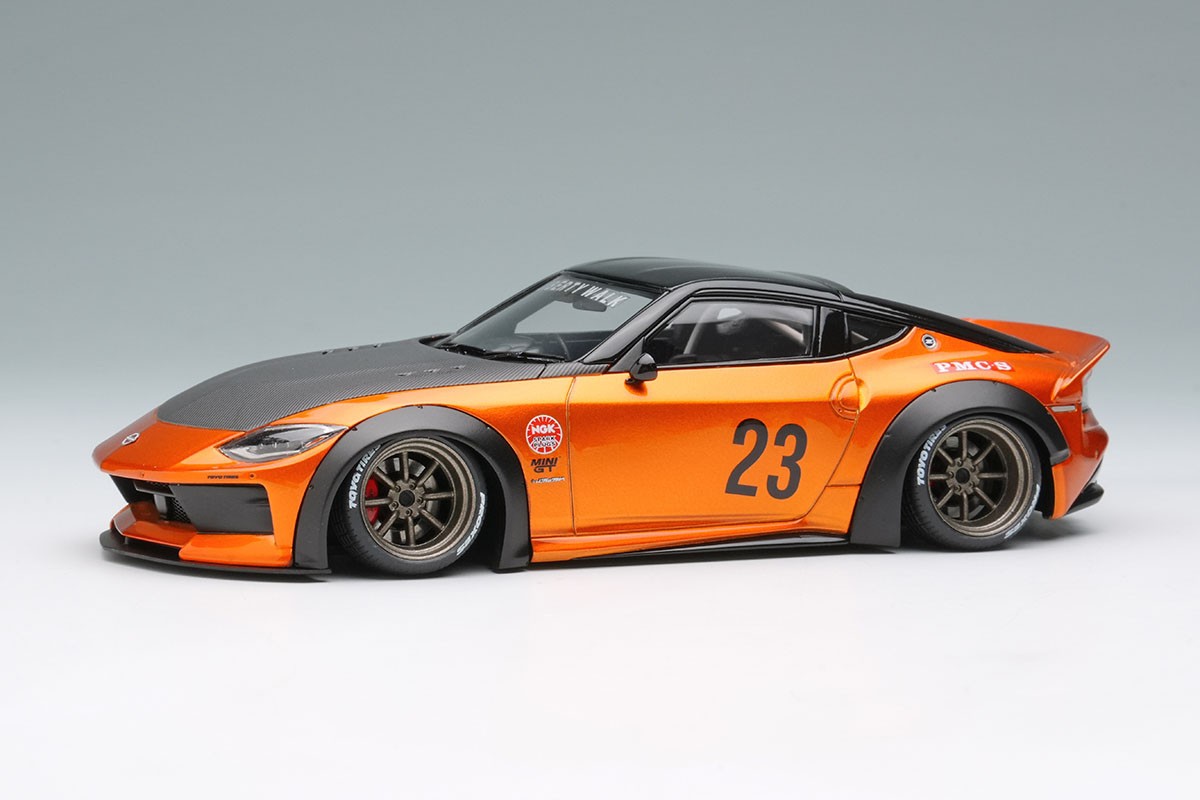 EIDOLON 1/43 lb nation Fairlady Z RZ34 RS Watanabe 8spoke wheel CandyGold LB023A
