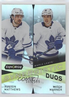 2022 Synergy Synergistic Duos Star-Star 67/699 Auston Matthews Mitch Marner 07g7