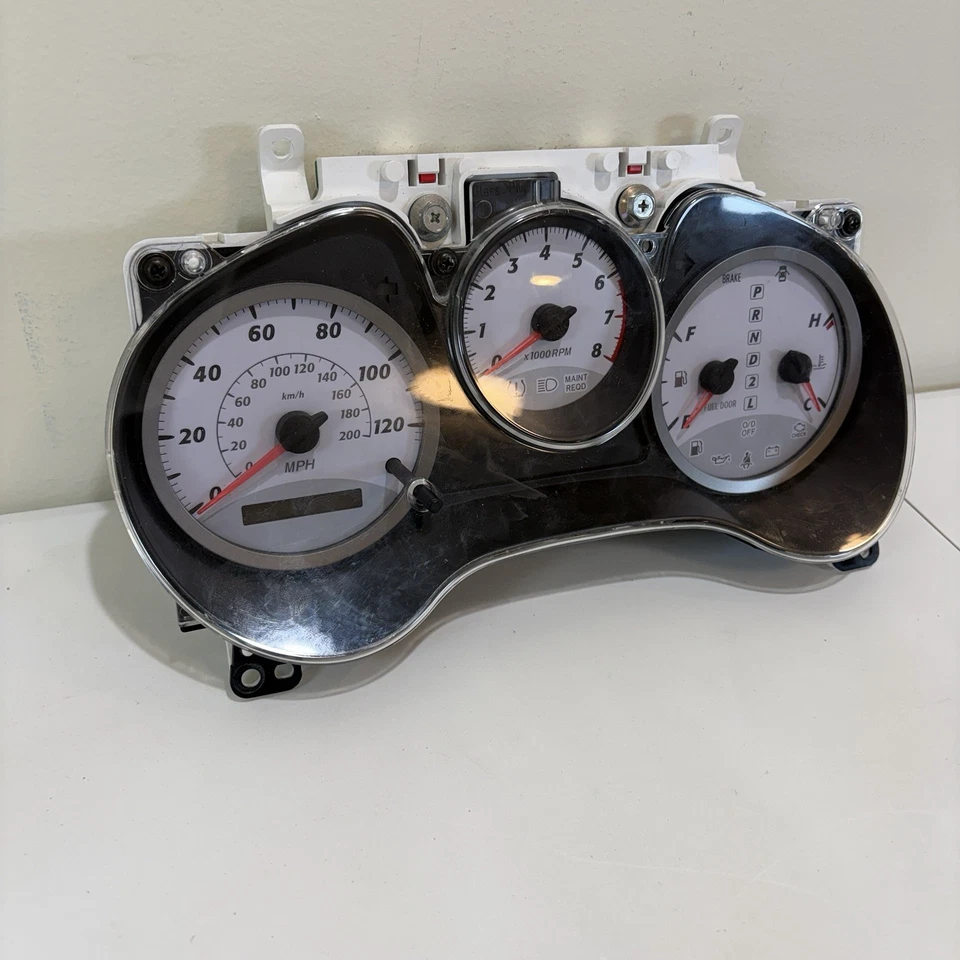 Cuadro de instrumentos velocímetro Toyota RAV4 2004 2005 281257 millas 2AZ-FE en OEM Foto 4 de 4