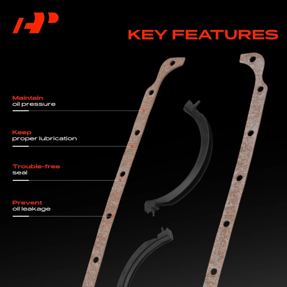 Juego de juntas de cárter de aceite de motor A-Premium para Chrysler Town & Country Dodge D100 D250 Foto 4 de 4