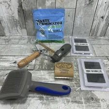 Dog Grooming Tools Doggie Dooly Tablets Lint/Hair Remover Sleek EZ 2.5 Inch Lot