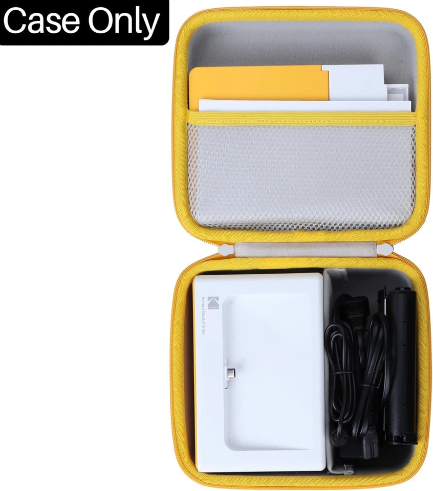 Stylish Off White Hard Case for Kodak Dock Plus 4x6 Printers - Travel Ready - Image 4 of 4