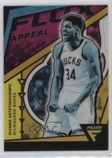 2020-21 Panini Flux Flux Appeal Gold Prizm /10 Giannis Antetokounmpo #5 6m7