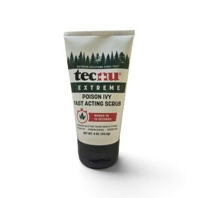 Tecnu Extreme Medicated Poison Ivy Scrub Soothe Burning Fast Itch Relief 4oz