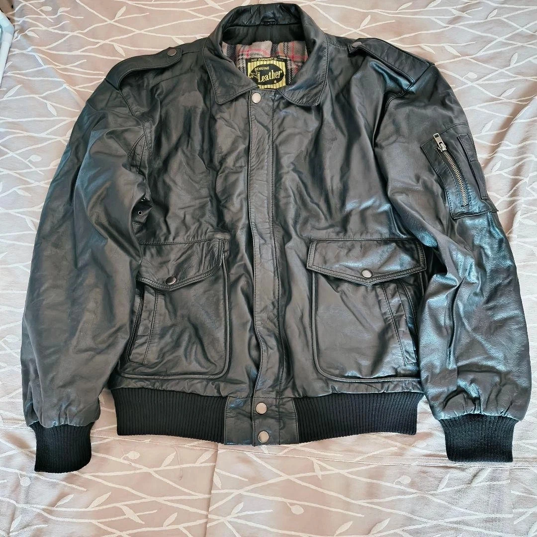 Louis Vuitton Leather Outer Shell Black Coats, Jackets & Vests for