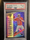 Tom Brady 2017 Panini Phoenix #TB-2 Purple Triumphant /75 PSA 9