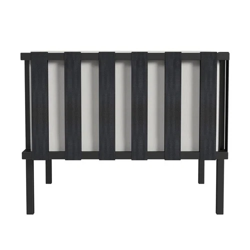 Butler Specialty Company Norway Outdoor Club Chair - Black And White - Picture 4 of 7