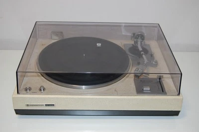 Kenwood KD-2055 Plattenspieler Riemenantrieb Granit-Optik, Vintage Rarität 70er - Bild 1 von 4
