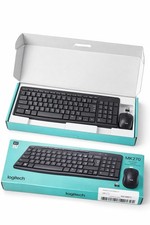 Logitech MK270 Wireless Keyboard Mouse Combo USB Open Box No Battery Cover