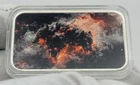 Titans Cerberus & Ghidorah Colorized 1 oz .999 Silver Bar 017 / 149 Low Mintage