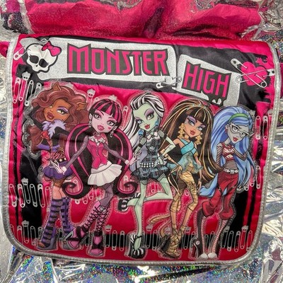 2012 Monster High Backpack Brand New With Tags Messenger Style Bag seniorbackpak