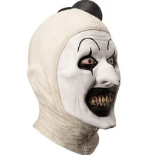 Terrifier 3 Art the Clown Latex Mask - No Blood, From Tinsely Transfers w/Tags 