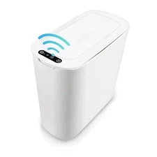 Trash Can, Small Motion Sensor Touchless Bathroom Trash Bin, Trash Bin with 