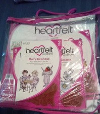 Heartfelt Creations BERRY CAFE Collection Stamps Dies Card Kit Paper Pad Case