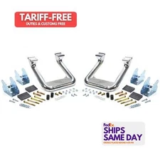 Carr 103992, 2 Pack Polished Aluminum Hoop Ii Multi Mount Step Polished Each 