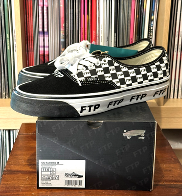 FTP x Vans OTW Authentic 44 Checkerboard Black White  display picture 1