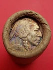 TONED 1923 BUFFALO NICKEL SAN FRANCISCO MINT TAIL COIN BofA BANKROLLED HALF ROLL