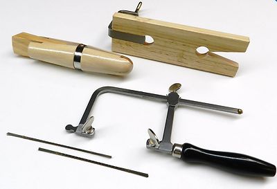 Jewelry Making Tools Kit Basic Supply Bench Pin Ring Clamp Saw Frame Saw Blades