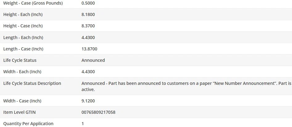 Filtro de aceite tipo OEM WIX para Ford F-550 Super Duty 2008-2010 V8-6,4 L Foto 4 de 4