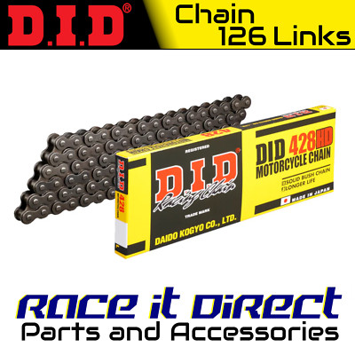 DID Chain for Daelim VS125 Evolution 2000-2003 Black HD