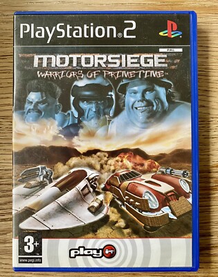 Jeu PS2 Motorsiege: Warriors Of Primetime - Version PAL FR - Très Bon état Avec Boîte