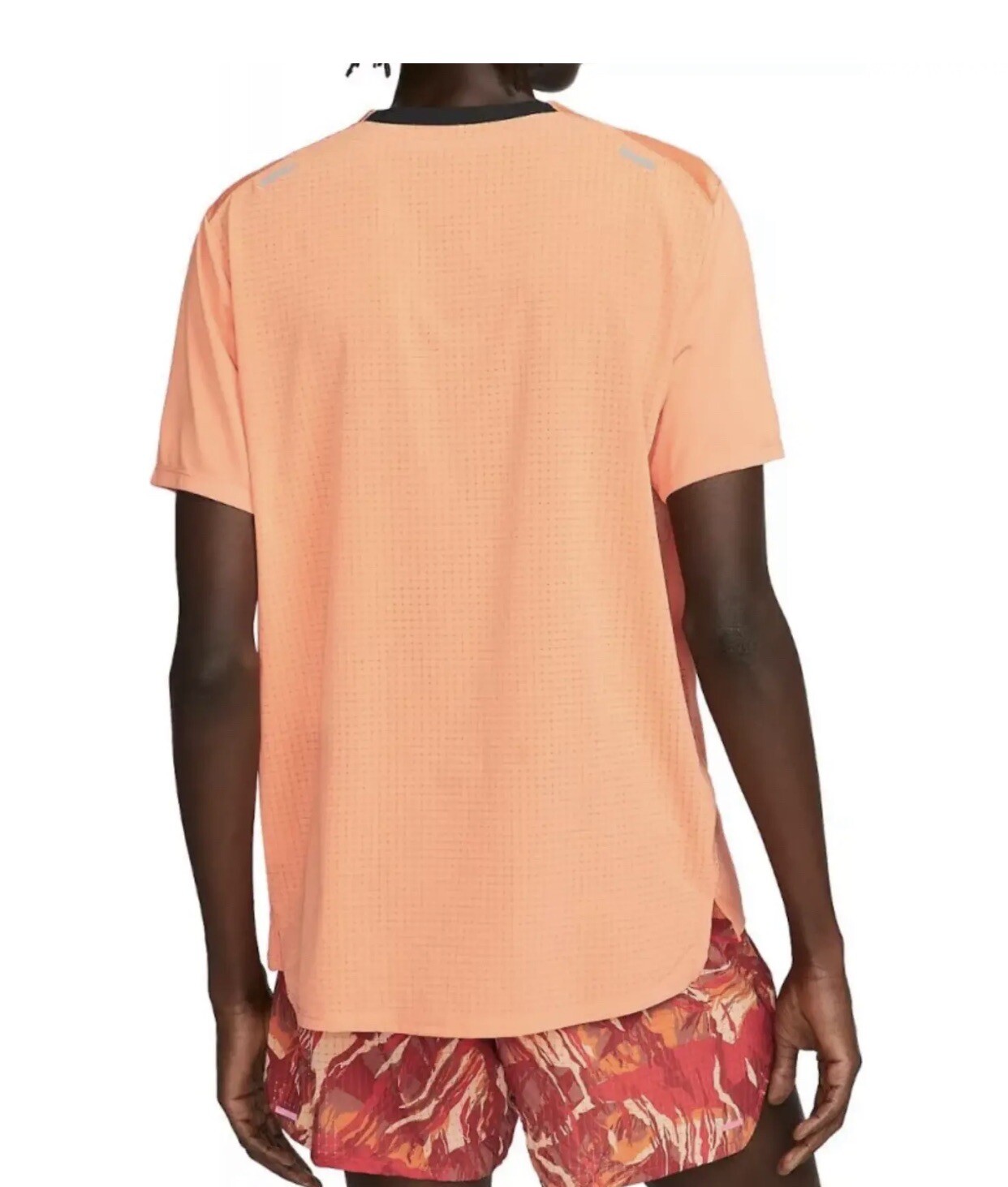 NWT Nike DM4646-871 Men Dri-Fit Rise 365 Trail Running Top Orange Trance Size M image 9