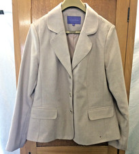 Autonomy Beige Blazer, Textured Textile - Size 12 - Ja4