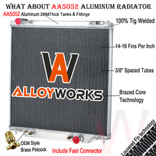 2887 Aluminum 4 Row Radiator For 05-07 Ford F250 F350 F450 6.0l 6.8l Super Duty 2887 Aluminum 4 Row Radiator For 05-07 Ford F250 F350 F450 6.0l 6.8l Super Duty
