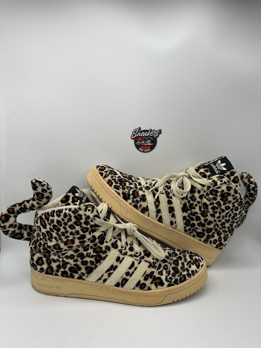 Adidas x Jeremy Scott Leopard Cheetah Animal Tail Wings Bear Adidas x Jeremy Scott Leopard Cheetah Animal Tail Wings Bear