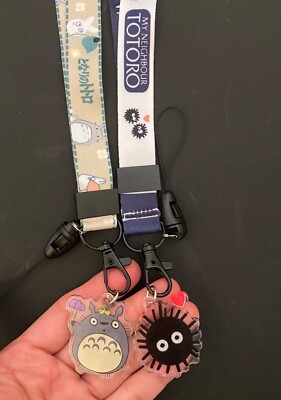 Totoro Mein Nachbar Ruß Sprites Ghibli Charm Büro Ausweis Riemen Schlüsselband