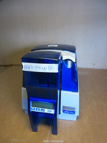 Datacard SP55 Plus SP55CH1NET SC347 Color ID Card Simplex Printer BAD PRINTS - Bild 3 von 10
