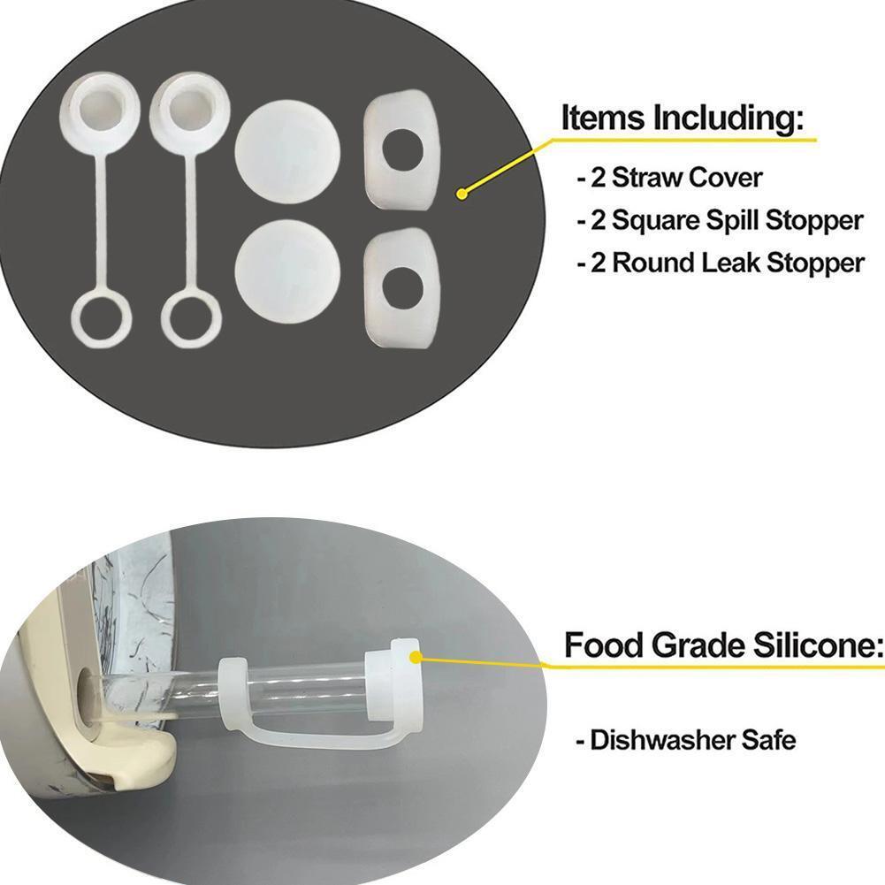 Silicone Spill Proof Stopper Tumbler Accessories Compatible - Temu