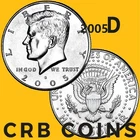 2005-D United States Kennedy Half Dollar - KM#A202b - (BU) - HD05D