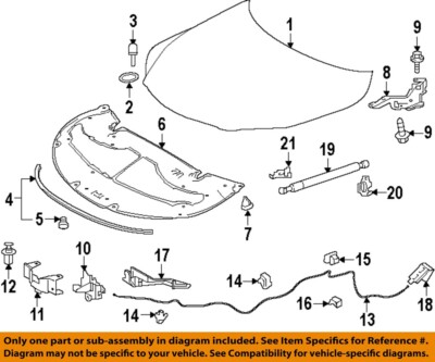 TOYOTA OEM 16-22 RX350 Hood Hood Components-Lock 535100E130