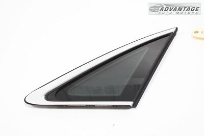 2017-2019 AUDI A4 QUATTRO B9 REAR RIGHT SIDE QUARTER WINDOW GLASS OEM