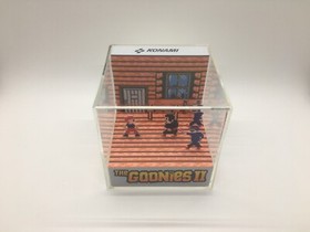 The Goonies II 2 NES Nintendo Shadow Box Diorama Cube