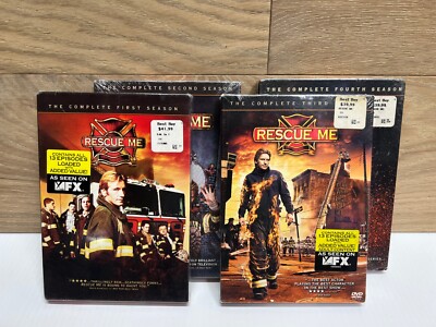 Rescue Me Seasons 1-4 One Two Three Four 16 DVD Compact Discs *BRAND NEW SEALED*