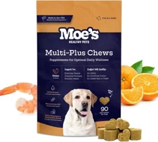 Moe’S 5-In-1 Essential Dog Multivitamin -Supports Dog'S Heart, Immunity,