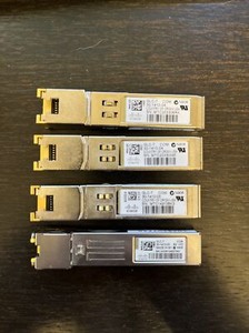 Lot Of 4 Cisco GLC-T 30-1410-03 & GLC-T 30-1410-04 Transceiver Modules