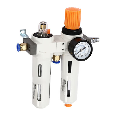Air Filter Regulator Lubricator Combo Water/Oil Trap Separator Gauge 230 psi | eBay Air Filter Regulator Lubricator Combo Water/Oil Trap Separator Gauge 230 psi | eBay