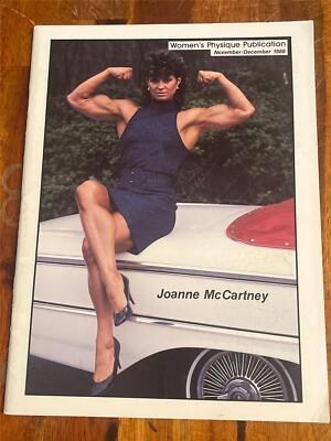 WOMEN'S PHYSIQUE PUBLICATION female bodybuilding muscle JOANNE MCCARTNEY 12-88