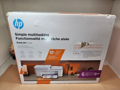 HP DeskJet 4155e All In One Inkjet Printer Color Mobile Print Copy Scan SEALED 