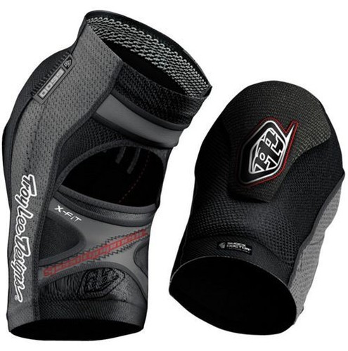 NEW NWT TROY LEE DESIGNS 5500 PAIR SHORT ELBOW GUARDS IN BLACK SIZE SMALL SM S 