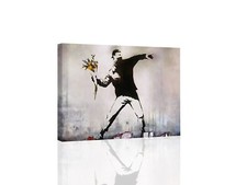 Banksy Massive Atack  - CANVAS or PRINT WALL ART