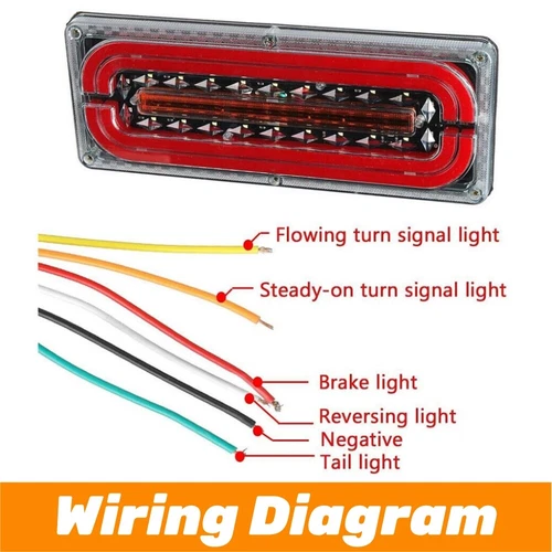 【SALE】2X Sequential Indicator LED Tail Lights Trailer Ute Caravan Truck Stop - Picture 3 of 11