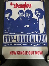 The Stranglers Grip - London Lady Single Promo Punk Poster
