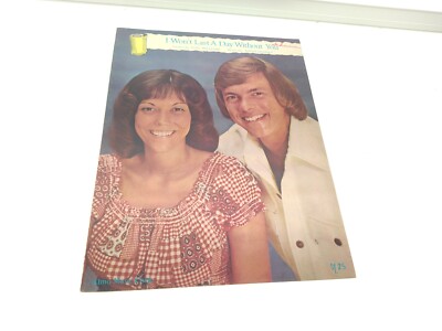 I Won't Last A Day Without You by The Carpenters sheet music Sm3 | eBay